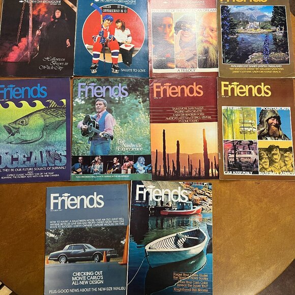 Lot of 10 Vtg Chevrolet Friends Company Magazine 1977-1979‎ - Picture 1 of 5